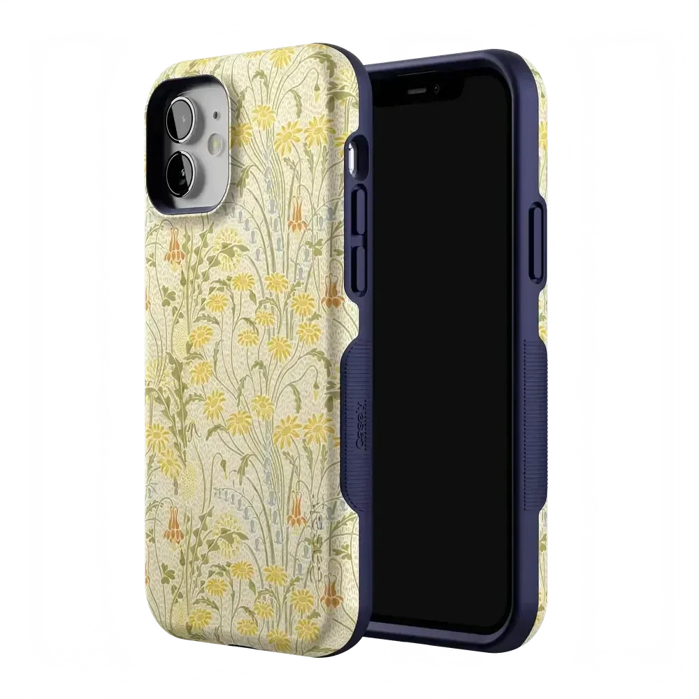 Boho Blooms | Golden Floral Case iPhone Case get.casely