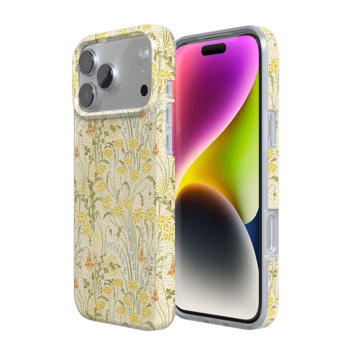 Boho Blooms | Golden Floral Case iPhone Case get.casely