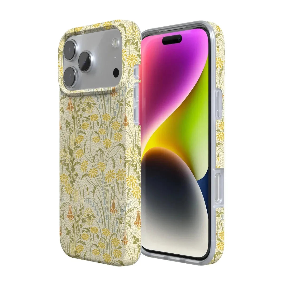 Boho Blooms | Golden Floral Case iPhone Case get.casely