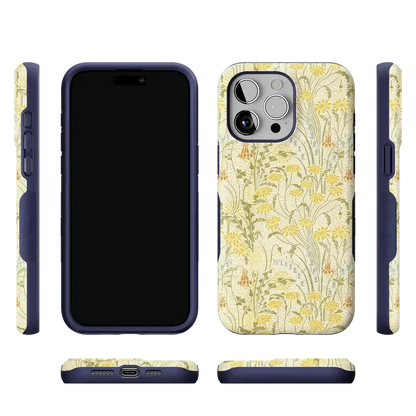 Boho Blooms | Golden Floral Case iPhone Case get.casely