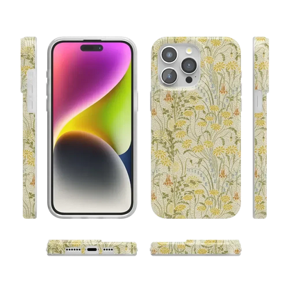 Boho Blooms | Golden Floral Case iPhone Case get.casely