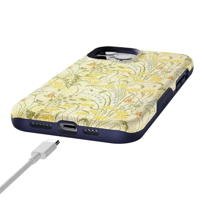 Boho Blooms | Golden Floral Case iPhone Case get.casely