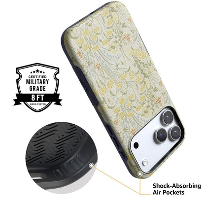 Boho Blooms | Golden Floral Case iPhone Case get.casely