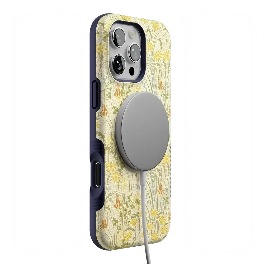 Boho Blooms | Golden Floral Case iPhone Case get.casely