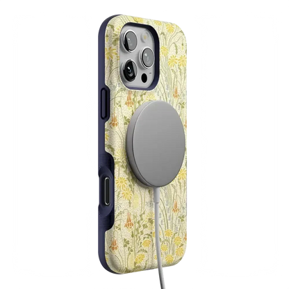 Boho Blooms | Golden Floral Case iPhone Case get.casely