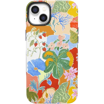 Botanical Blooms | Floral Patchwork Case iPhone Case get.casely Bold + MagSafe® iPhone 14 Plus