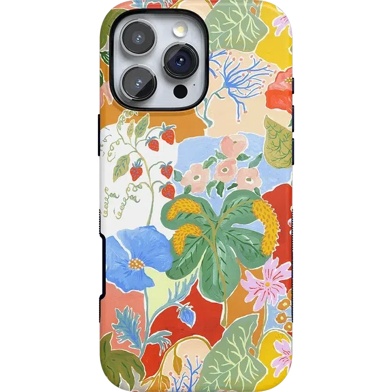 Botanical Blooms | Floral Patchwork Case iPhone Case get.casely Bold + MagSafe® iPhone 16 Pro Max