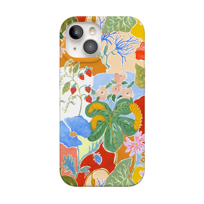 Botanical Blooms | Floral Patchwork Case iPhone Case get.casely Classic + MagSafe® iPhone 15