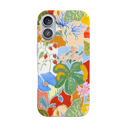 Botanical Blooms | Floral Patchwork Case iPhone Case get.casely Classic + MagSafe® iPhone 17