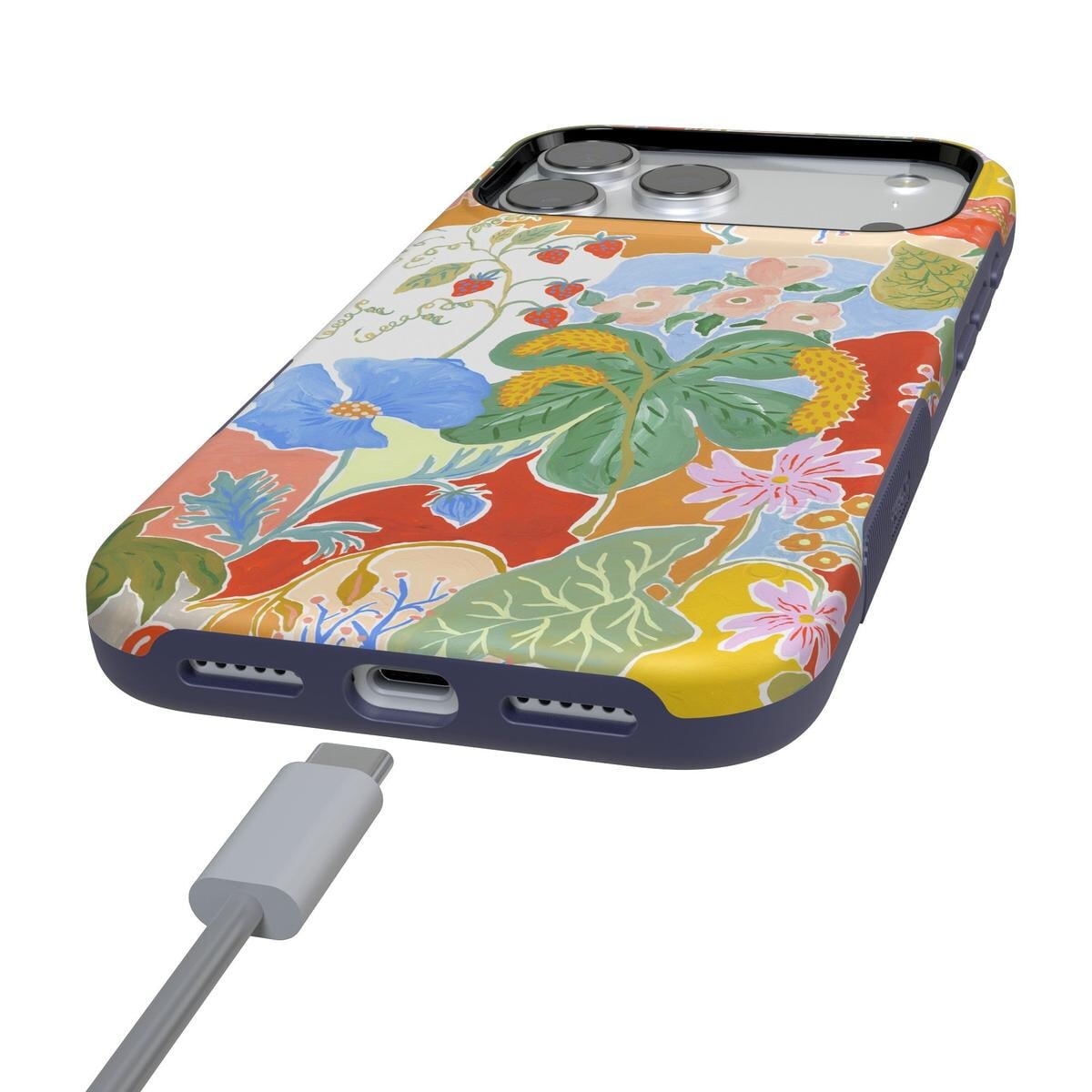 Botanical Blooms | Floral Patchwork Case iPhone Case get.casely