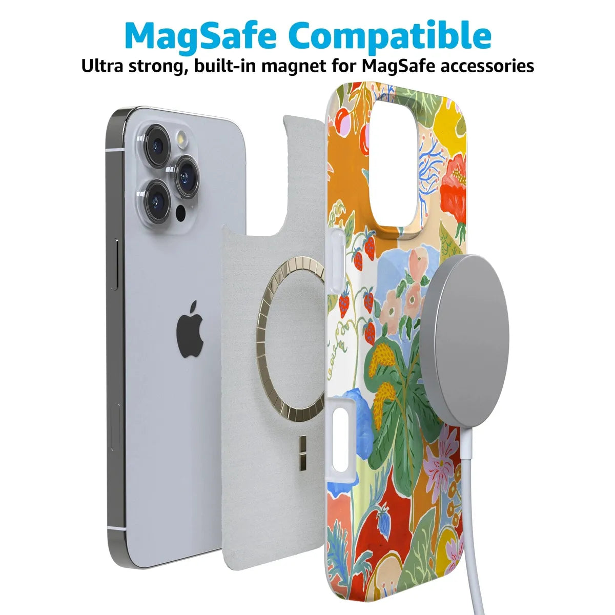 Botanical Blooms | Floral Patchwork Case iPhone Case get.casely
