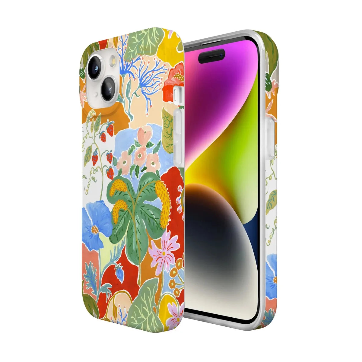 Botanical Blooms | Floral Patchwork Case iPhone Case get.casely