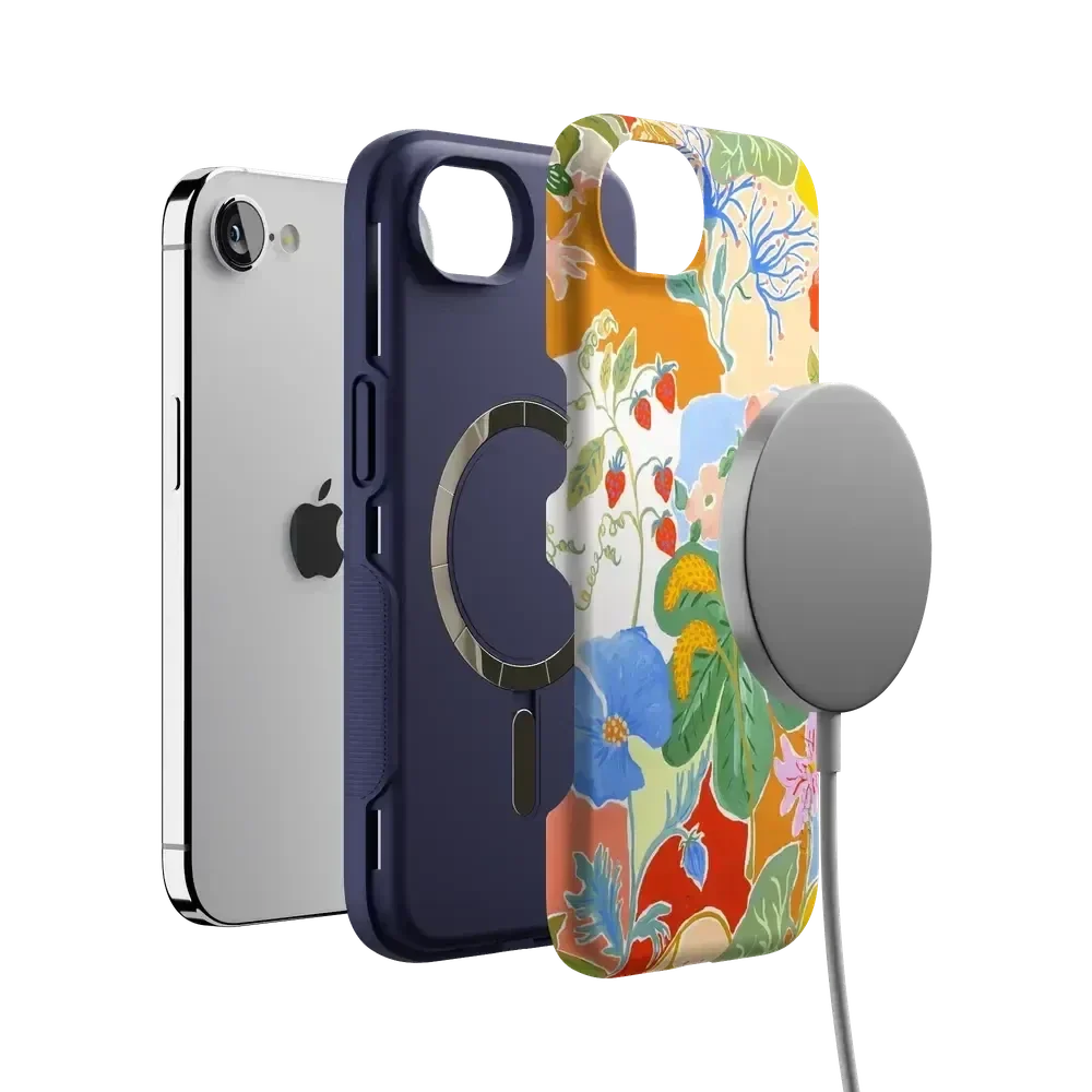 Botanical Blooms | Floral Patchwork Case iPhone Case get.casely