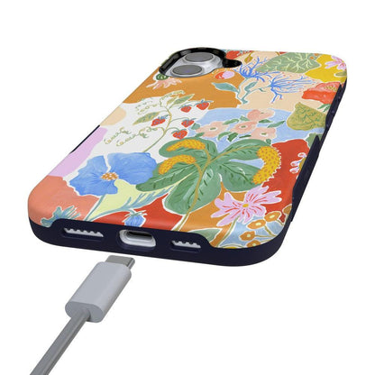 Botanical Blooms | Floral Patchwork Case iPhone Case get.casely