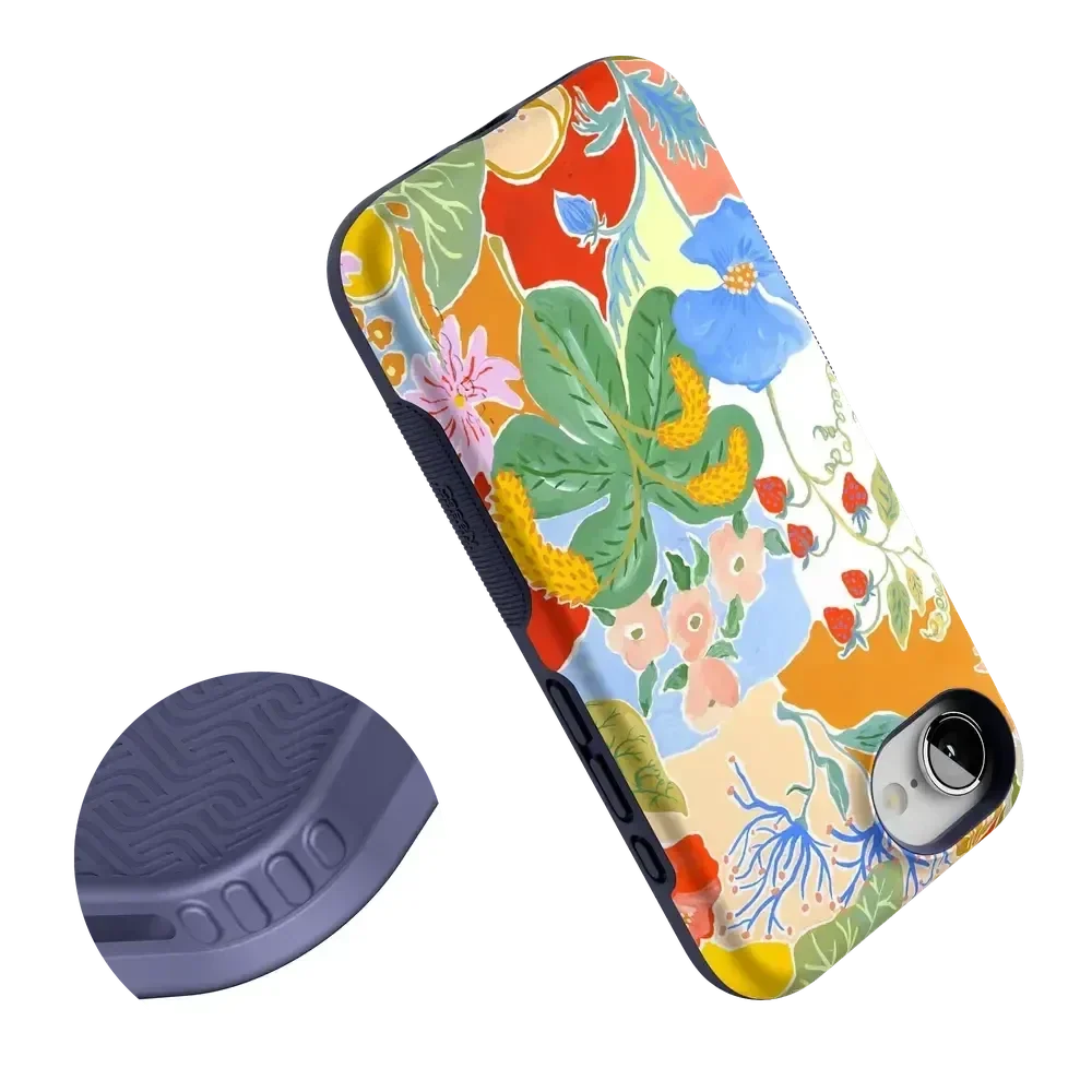 Botanical Blooms | Floral Patchwork Case iPhone Case get.casely