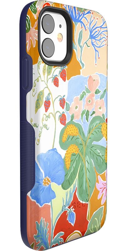 Botanical Blooms | Floral Patchwork Case iPhone Case get.casely