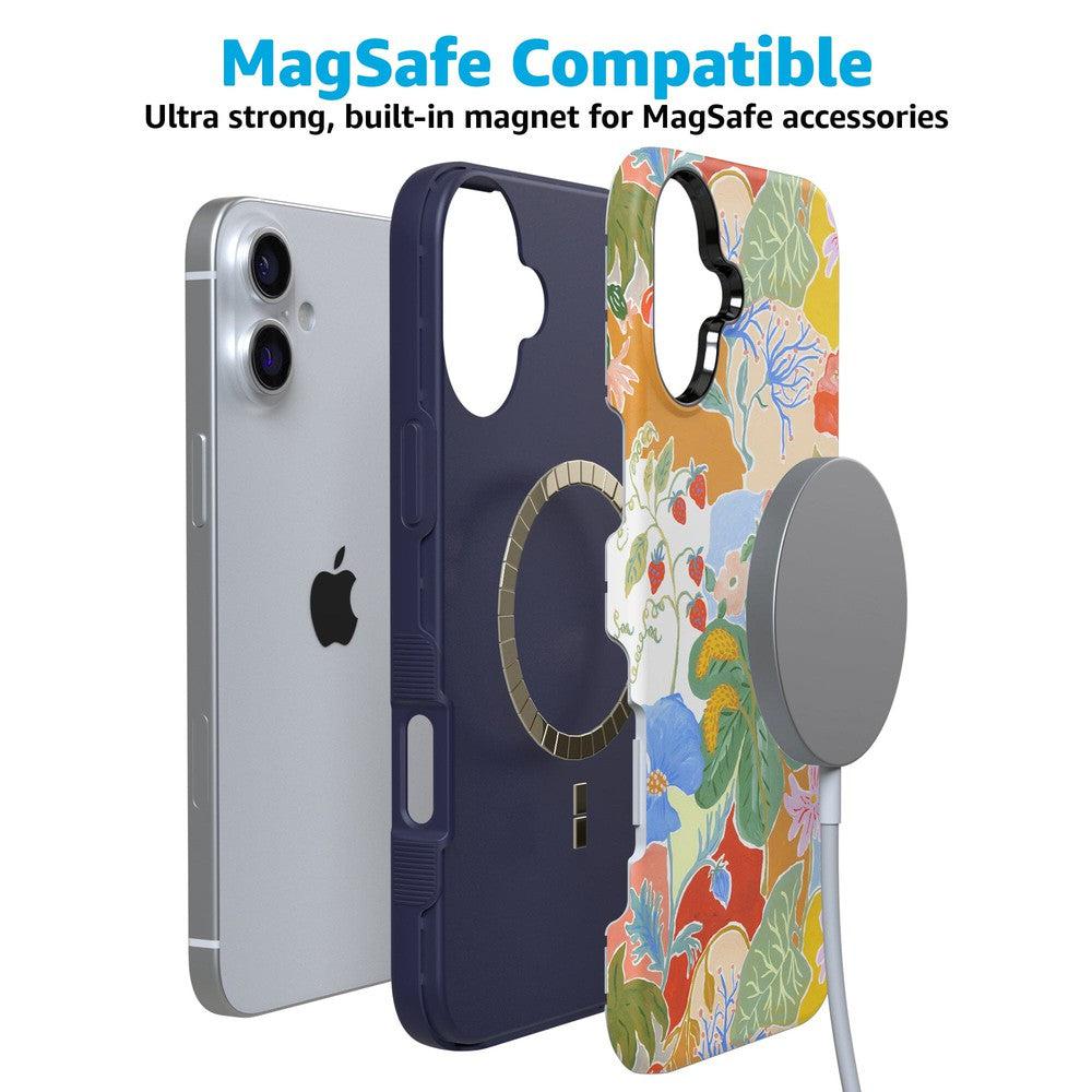 Botanical Blooms | Floral Patchwork Case iPhone Case get.casely