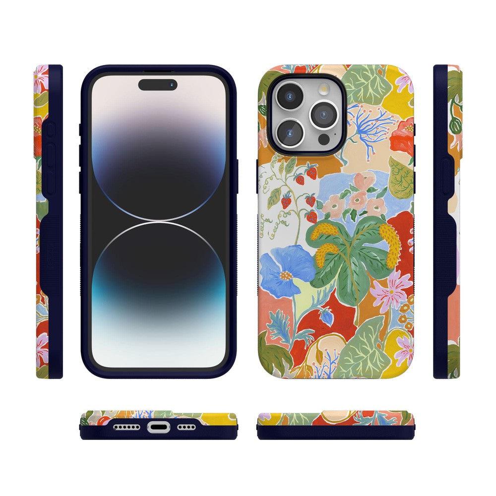 Botanical Blooms | Floral Patchwork Case iPhone Case get.casely