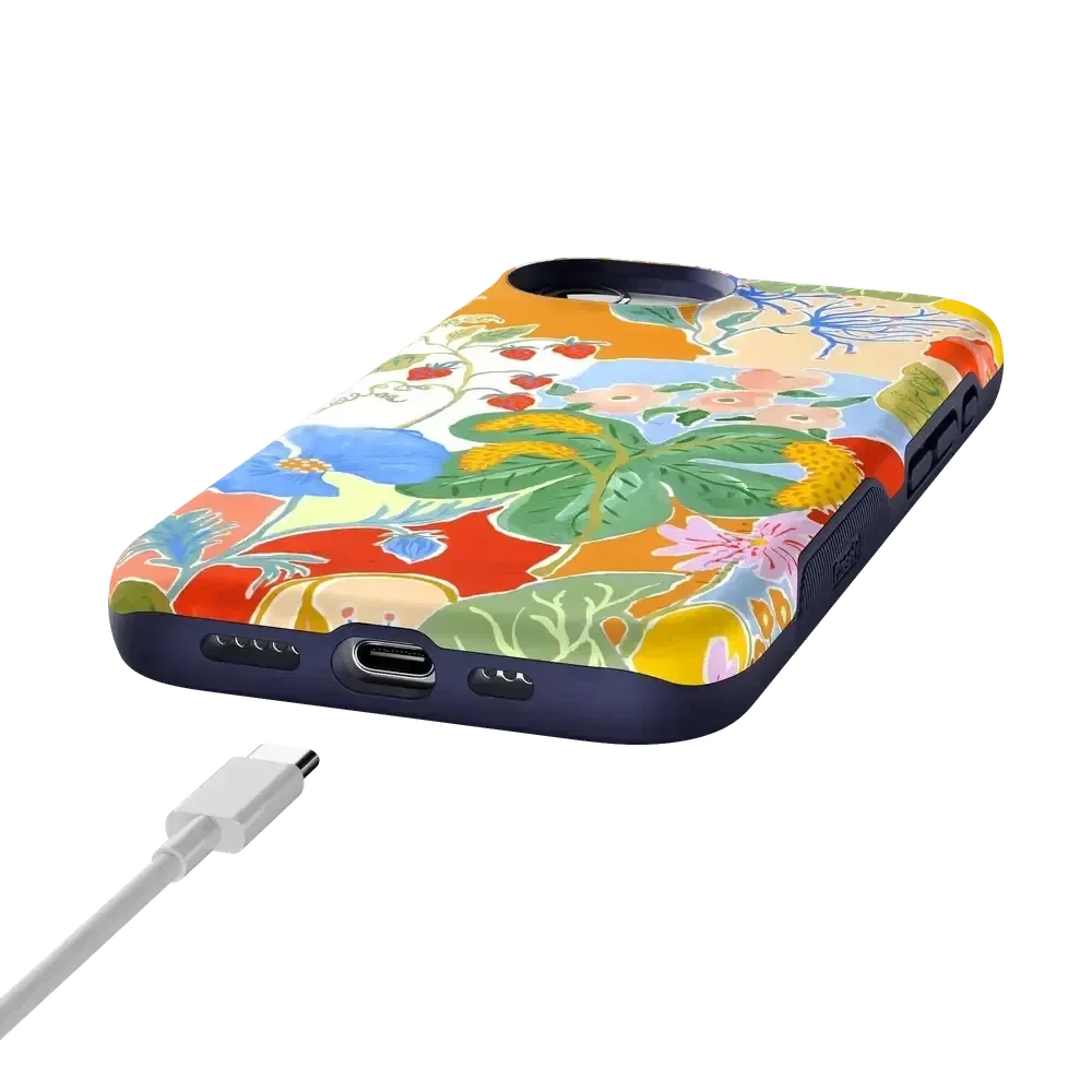 Botanical Blooms | Floral Patchwork Case iPhone Case get.casely