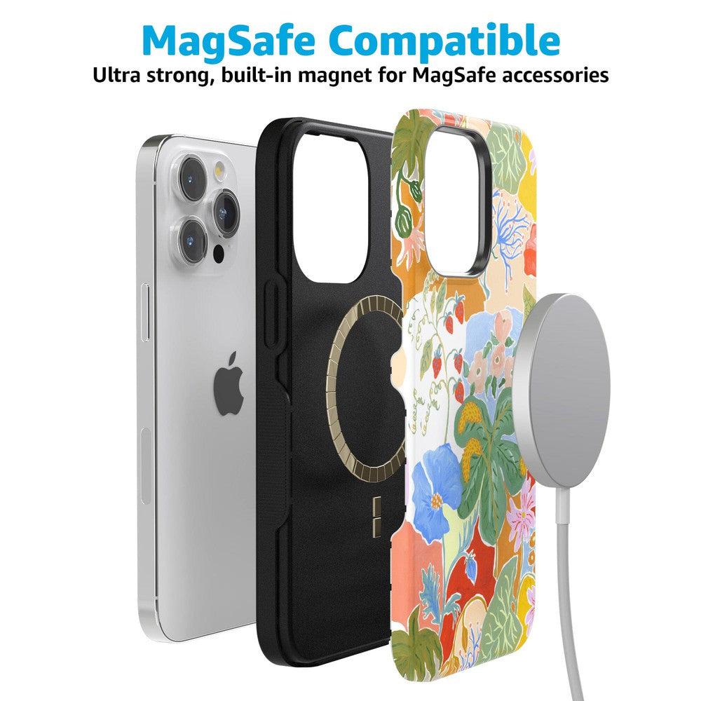 Botanical Blooms | Floral Patchwork Case iPhone Case get.casely