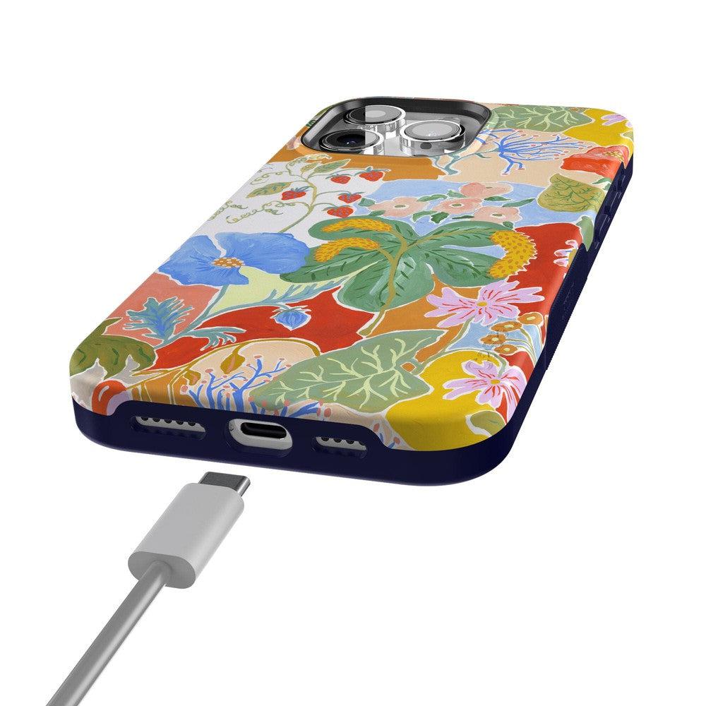 Botanical Blooms | Floral Patchwork Case iPhone Case get.casely