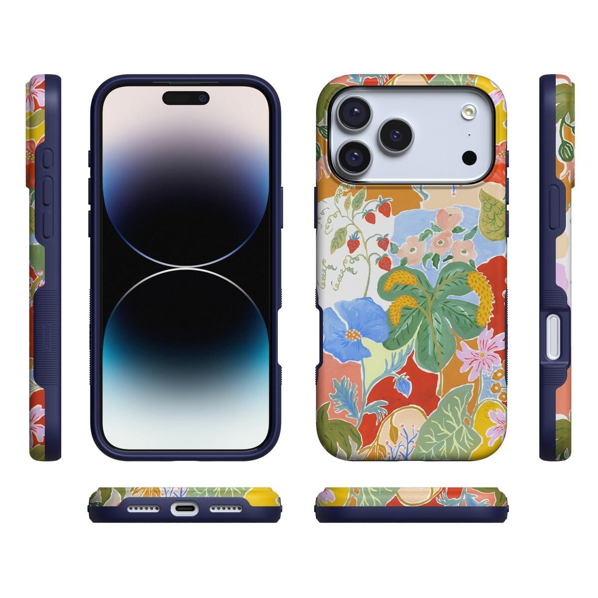 Botanical Blooms | Floral Patchwork Case iPhone Case get.casely
