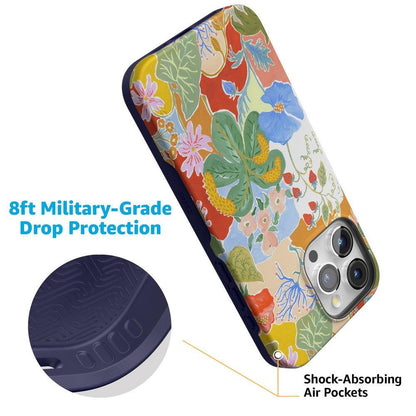 Botanical Blooms | Floral Patchwork Case iPhone Case get.casely