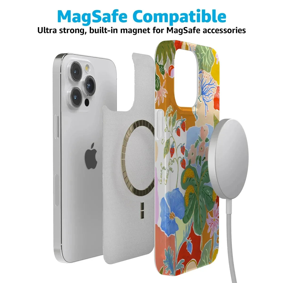 Botanical Blooms | Floral Patchwork Case iPhone Case get.casely