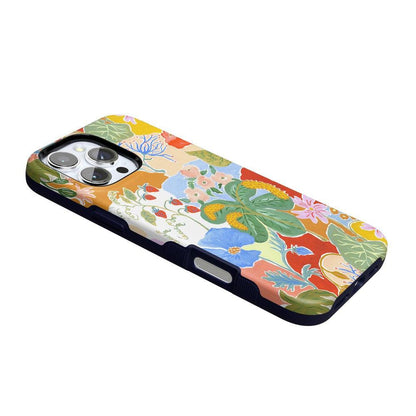 Botanical Blooms | Floral Patchwork Case iPhone Case get.casely