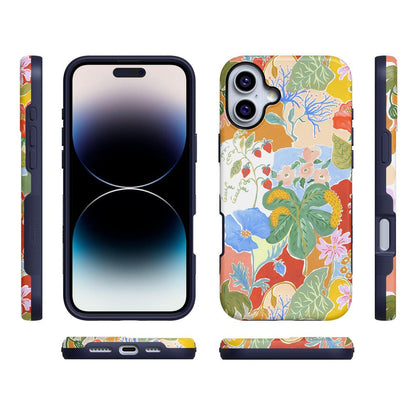 Botanical Blooms | Floral Patchwork Case iPhone Case get.casely