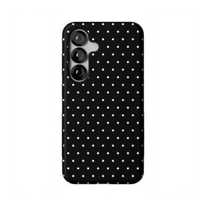 On the Dot | White Polka Dot Case
