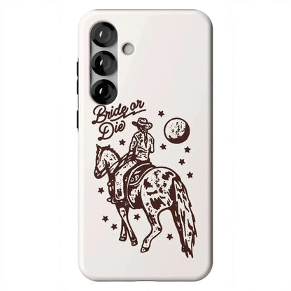Bride or Die | Rodeo Bachelorette Case Phone Case Casetry Essential + MagSafe® Galaxy S25 Plus