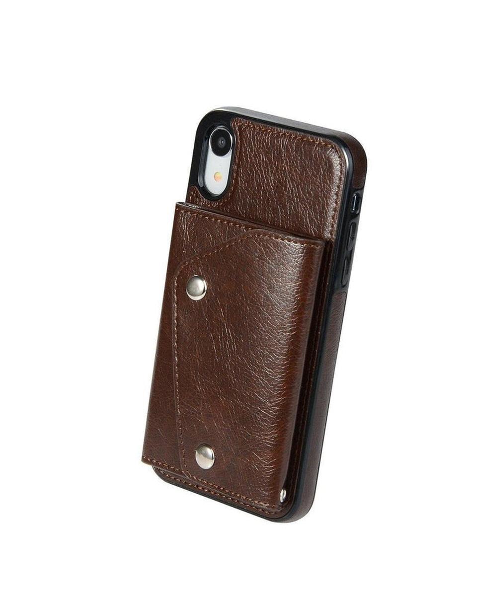 Brown Vegan Leather | Wallet Case iPhone Case get.casely