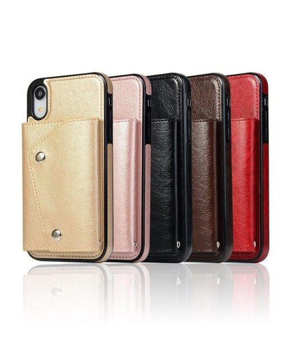 Brown Vegan Leather | Wallet Case iPhone Case get.casely