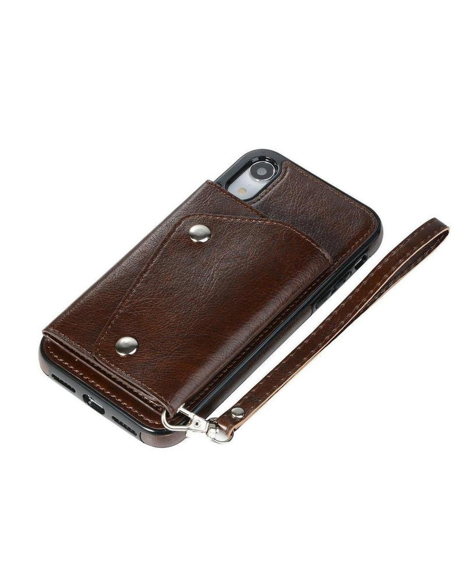 Brown Vegan Leather | Wallet Case iPhone Case get.casely