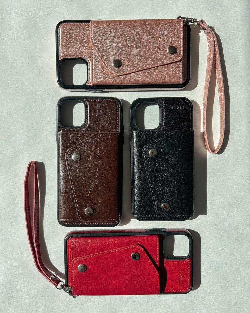 Brown Vegan Leather | Wallet Case iPhone Case get.casely