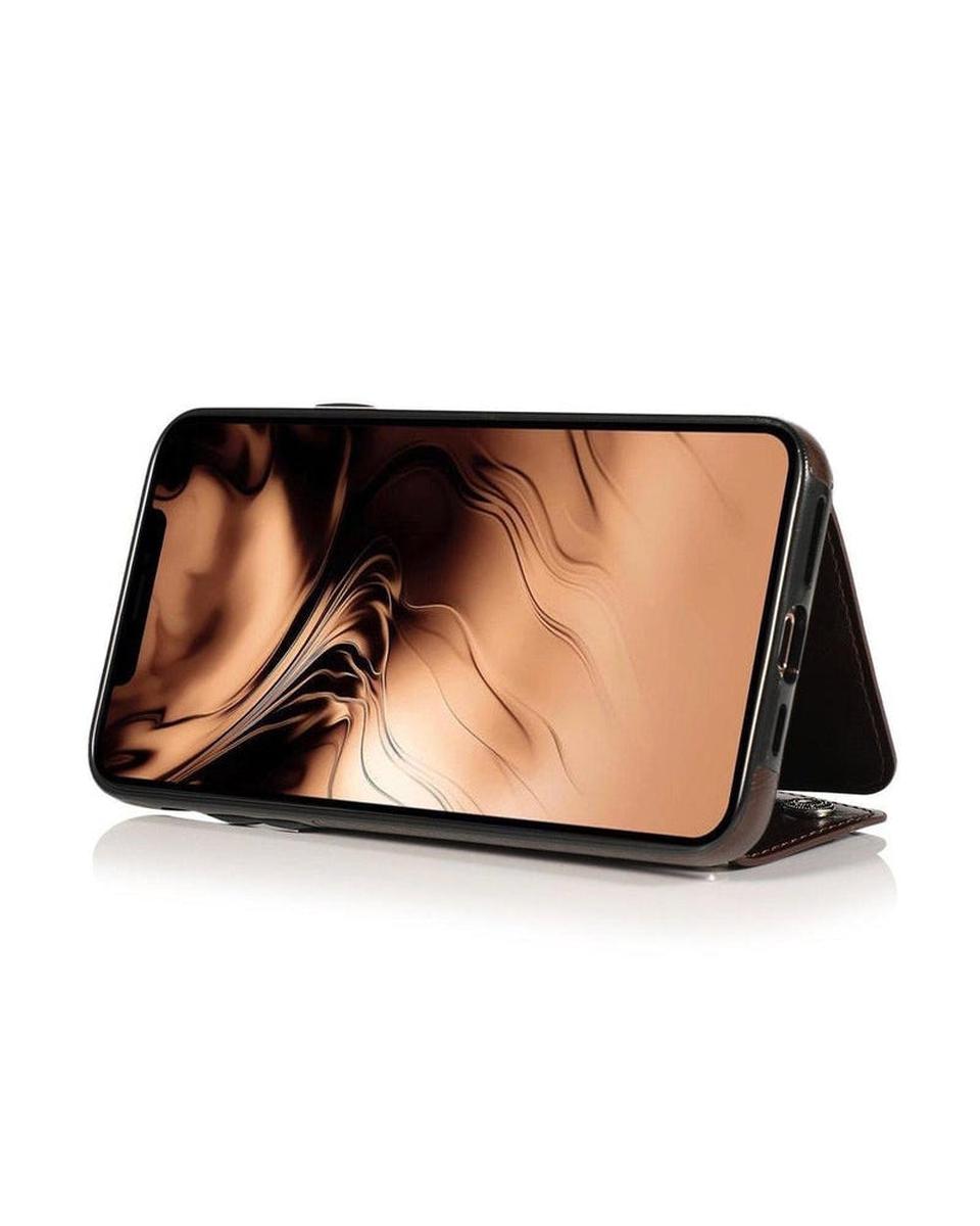 Brown Vegan Leather | Wallet Case iPhone Case get.casely