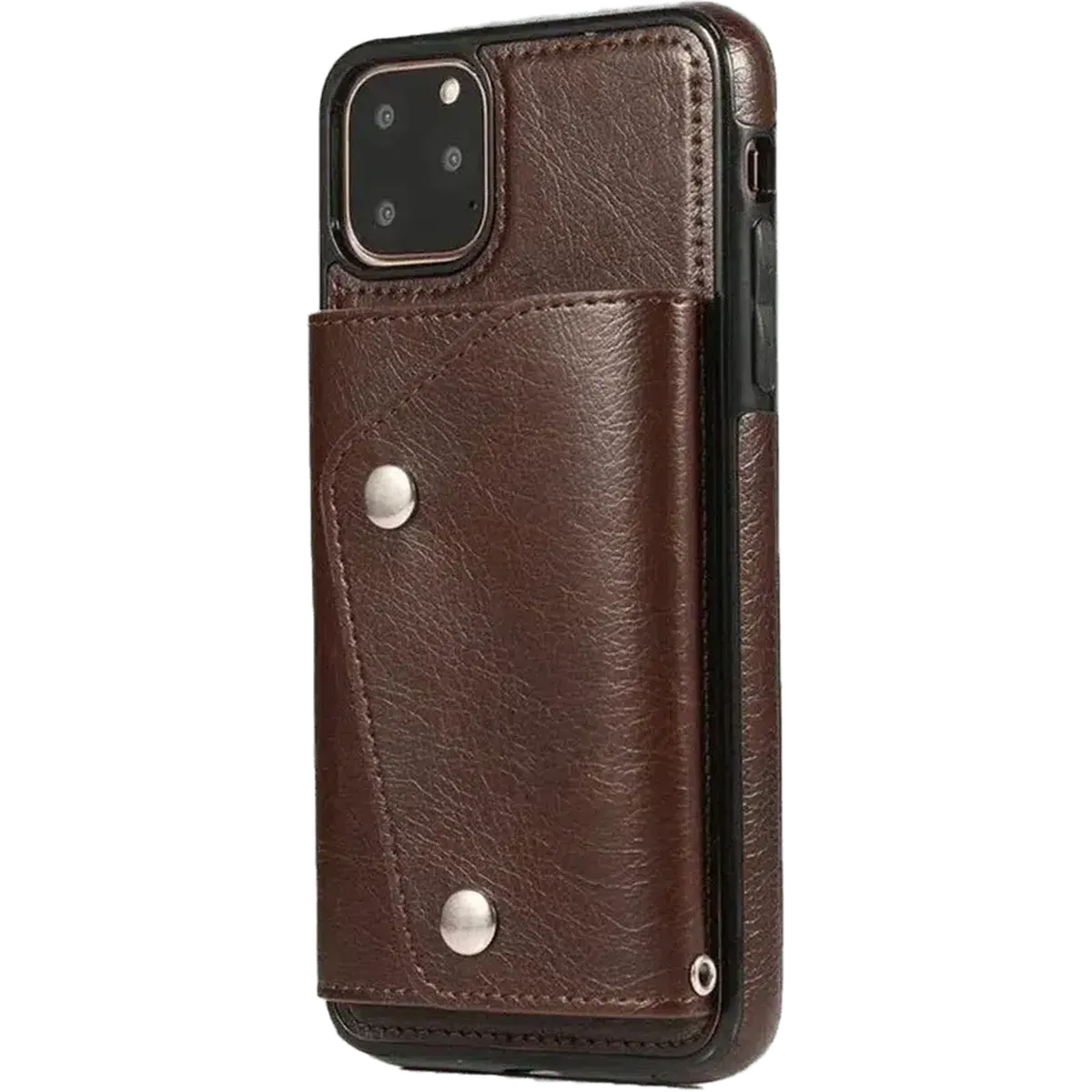 Brown Vegan Leather | Wallet Case iPhone Case get.casely Wallet iPhone 11 Pro