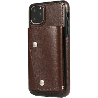 Brown Vegan Leather | Wallet Case iPhone Case get.casely Wallet iPhone 11 Pro