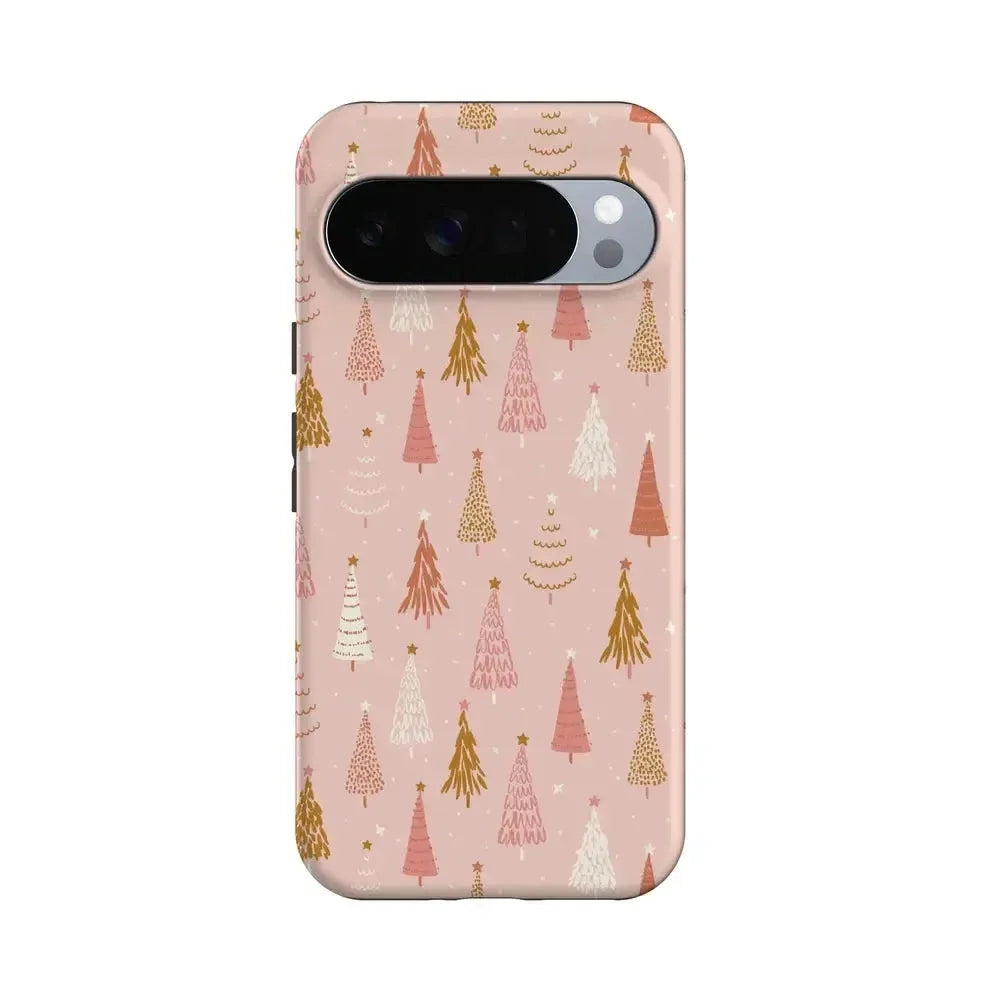 Bubblegum Forest | Christmas Tree Case Phone Case Casetry Essential + MagSafe® Google Pixel 10 Pro XL