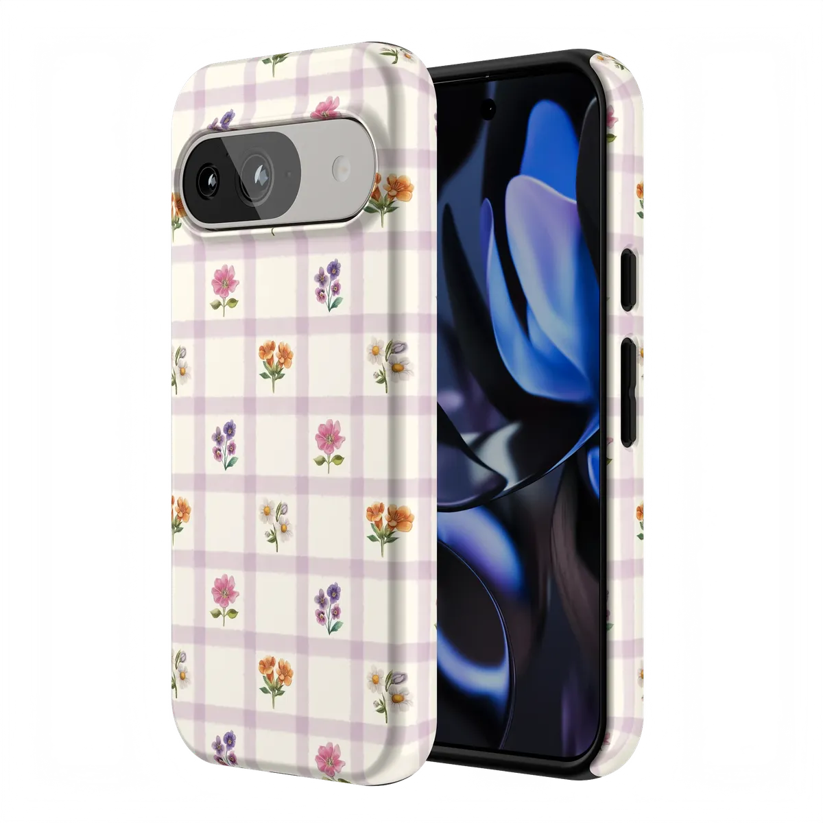Meadow Check | Floral Gingham Case