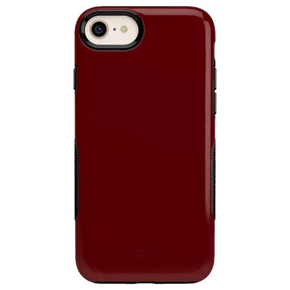 Burgundy Red on Black | Ultra-Protective Bold Case iPhone Case get.casely Bold iPhone 6/7/8