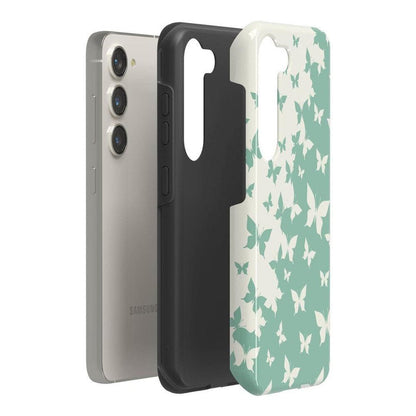 Butterfly Effect | Sage Colorblock Samsung Case Samsung Case Casetry