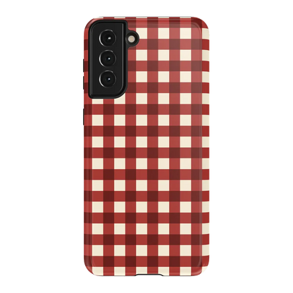 Checked Twice | Red Plaid Case