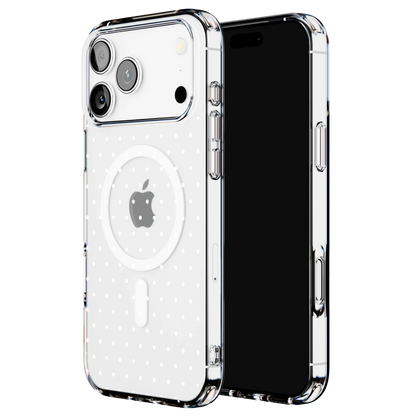 On the Dot | White Polka Dot Case