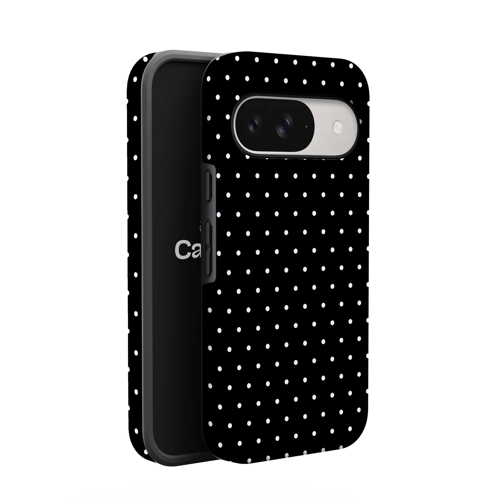 On the Dot | White Polka Dot Case