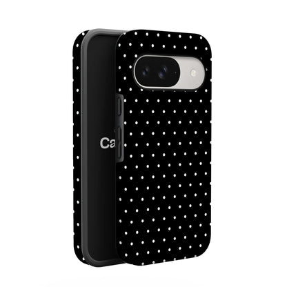 On the Dot | White Polka Dot Case