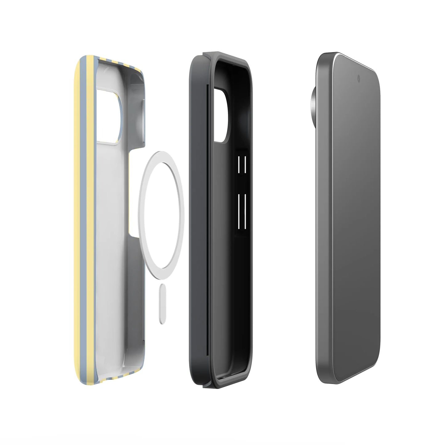 Coastline Stripes | Blue & Yellow Case