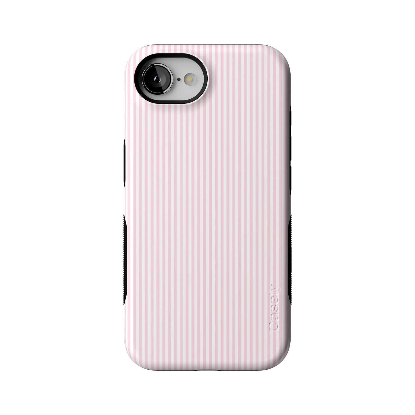 Stripes and the City | Light Pink Pinstripe Case - iPhone 16E