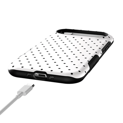 On the Dot | Black Polka Dot Case